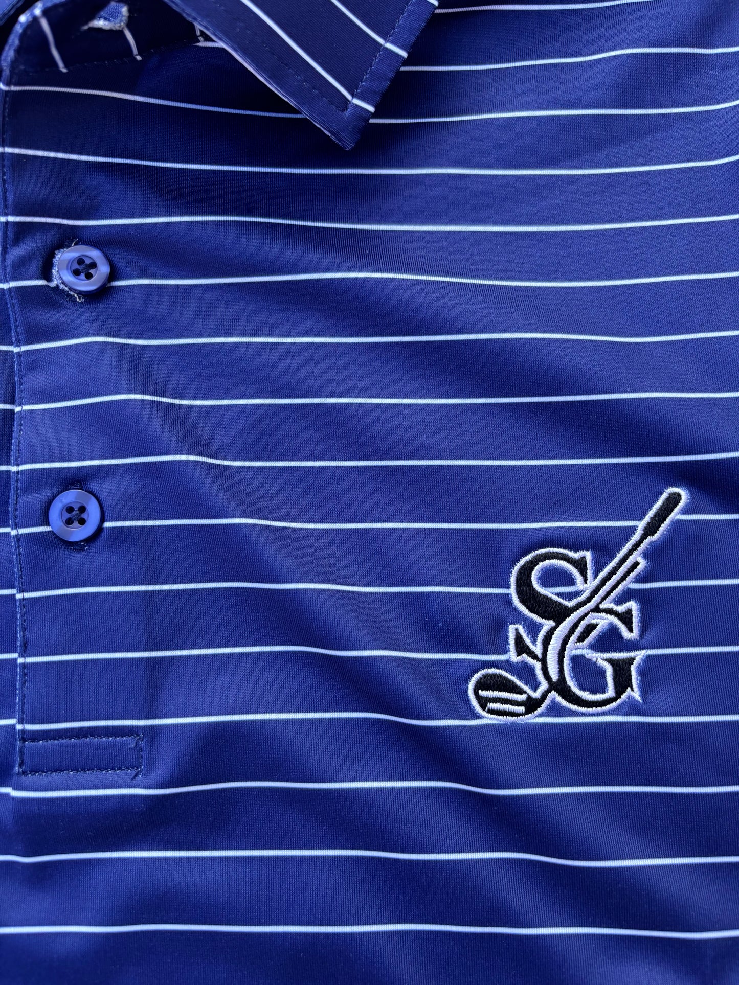 Polo - Navy Striped