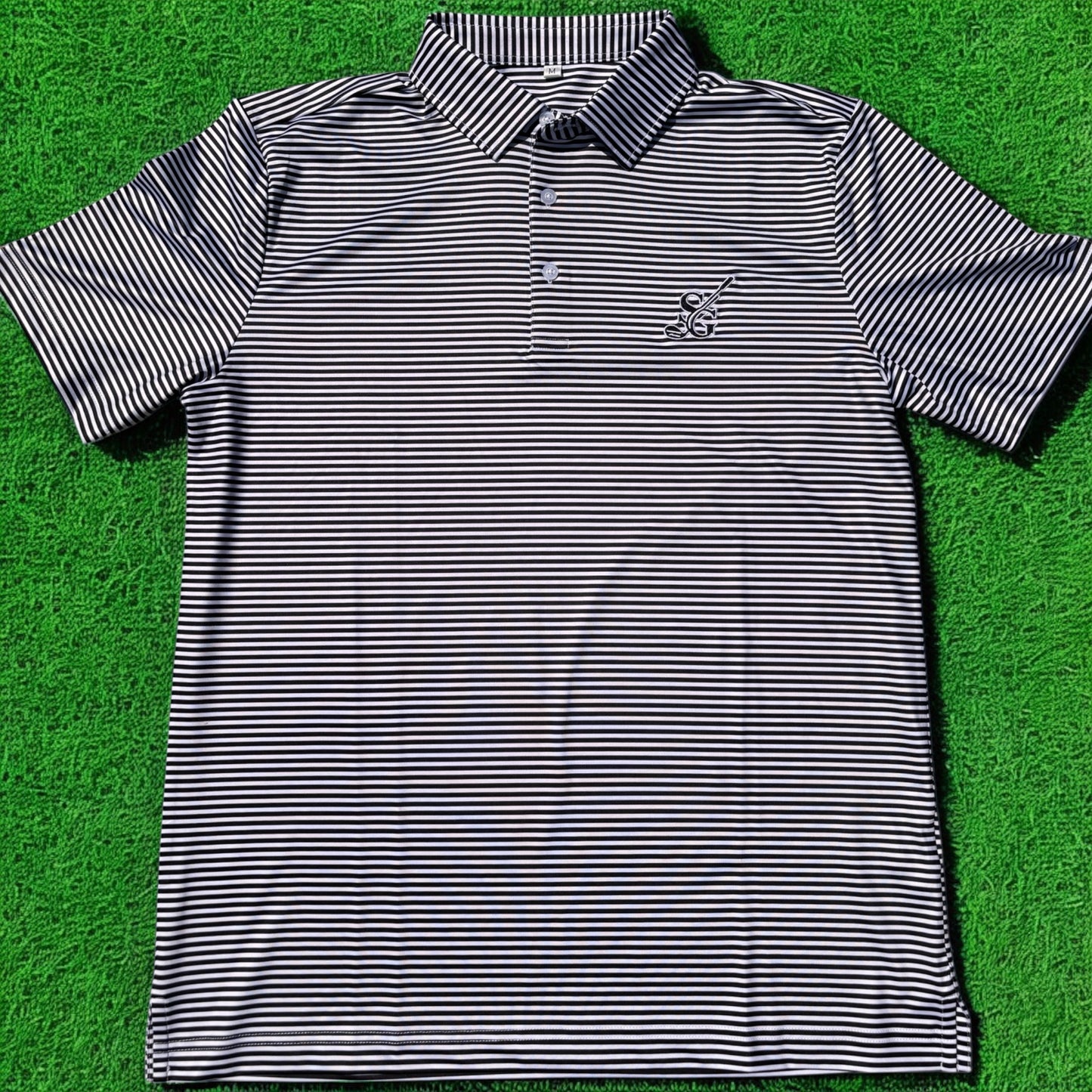 Polo - Black Striped