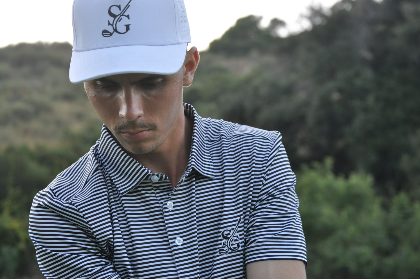 Sunday Greens SnapBack Hat - White