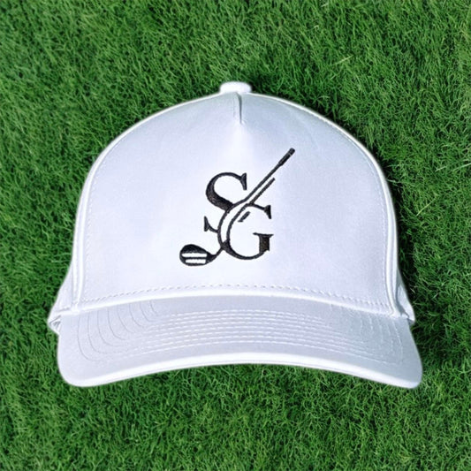 Sunday Greens SnapBack Hat - White
